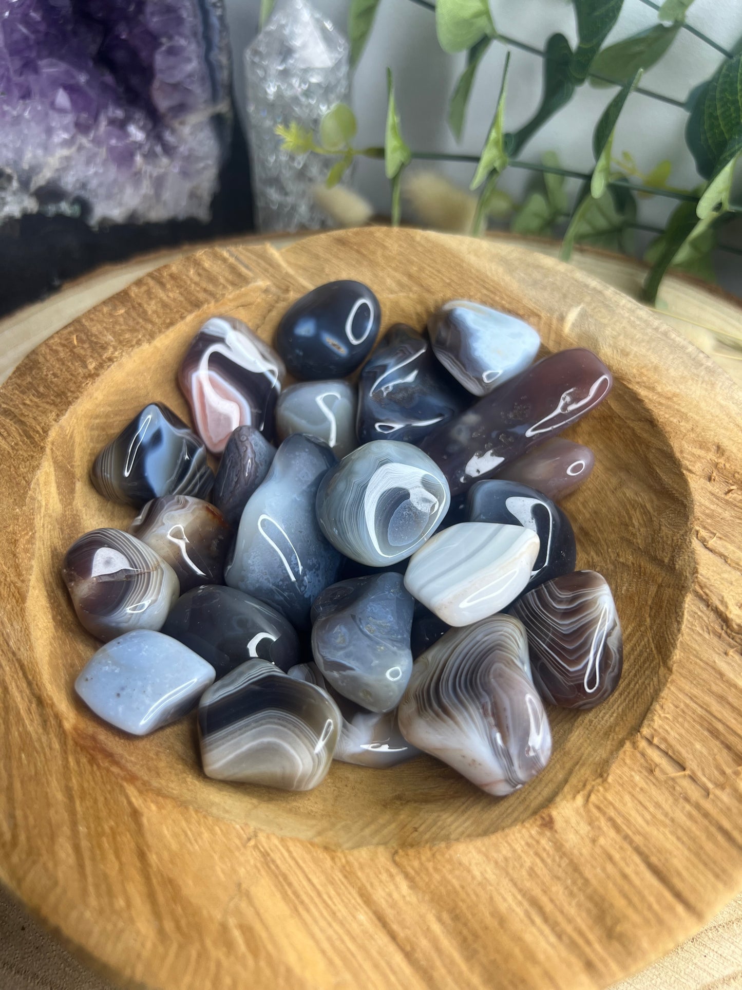 Pierre polis agate Botswana