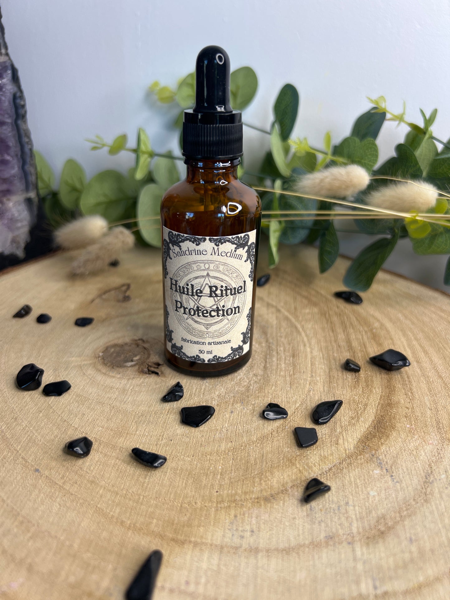 Huile rituel protection