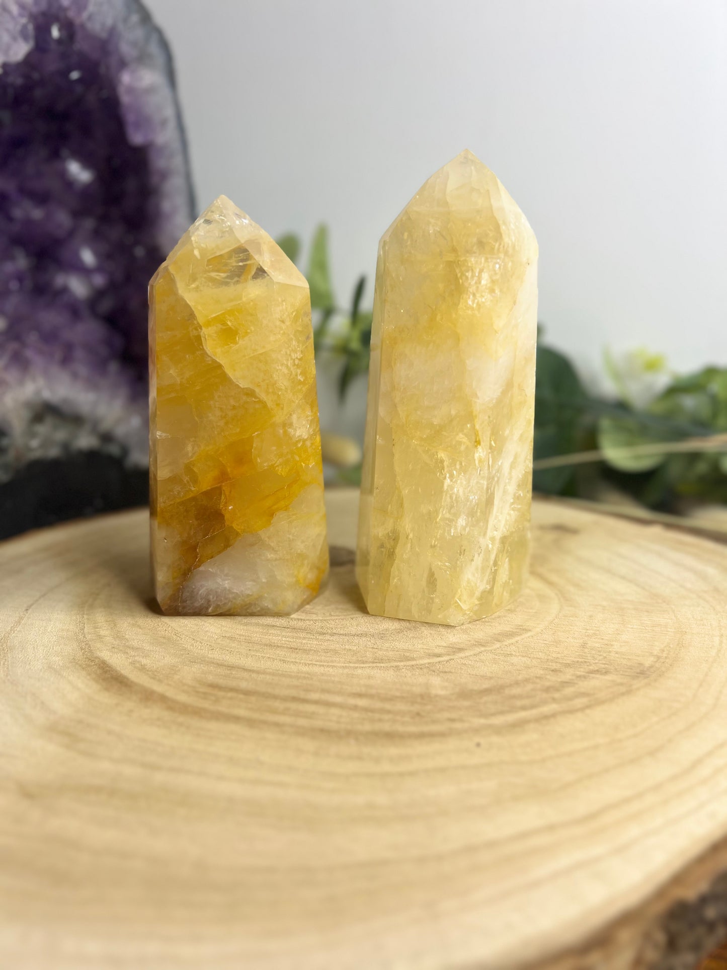 Obélisque citrine