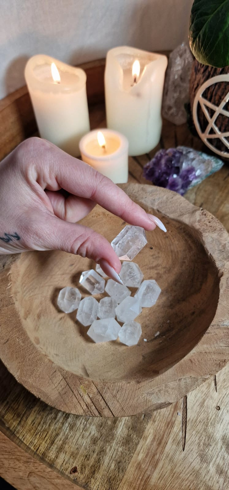 Pointe cristal de roche