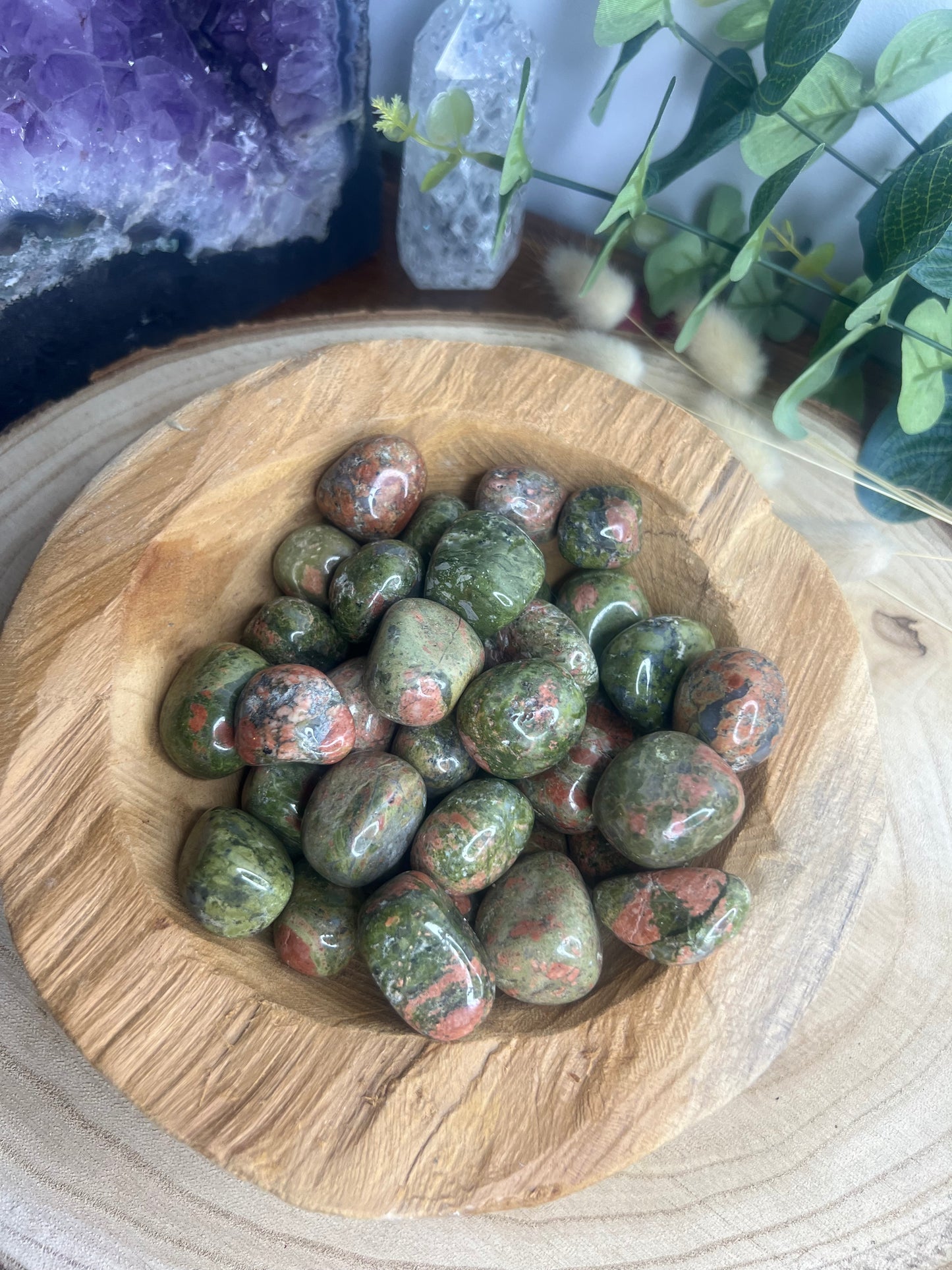 Pierre rouler unakite