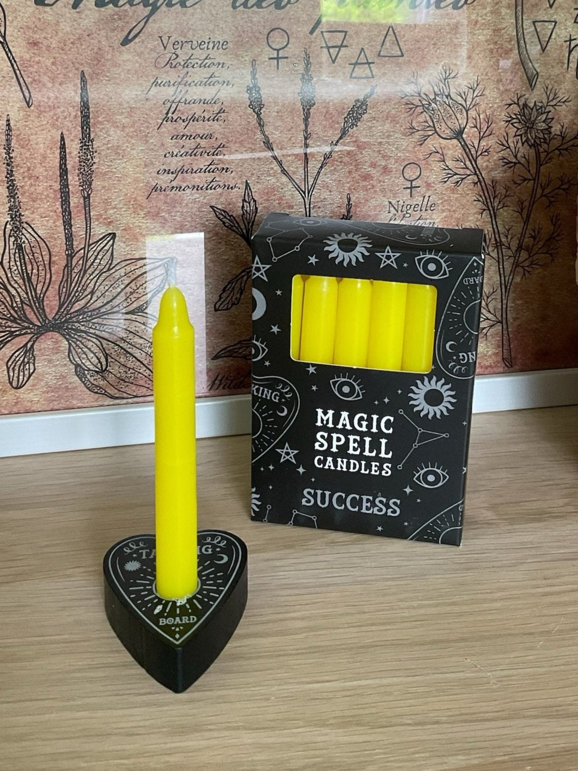 Boite de 12 bougies - Rituel Gloire, Force-pensée