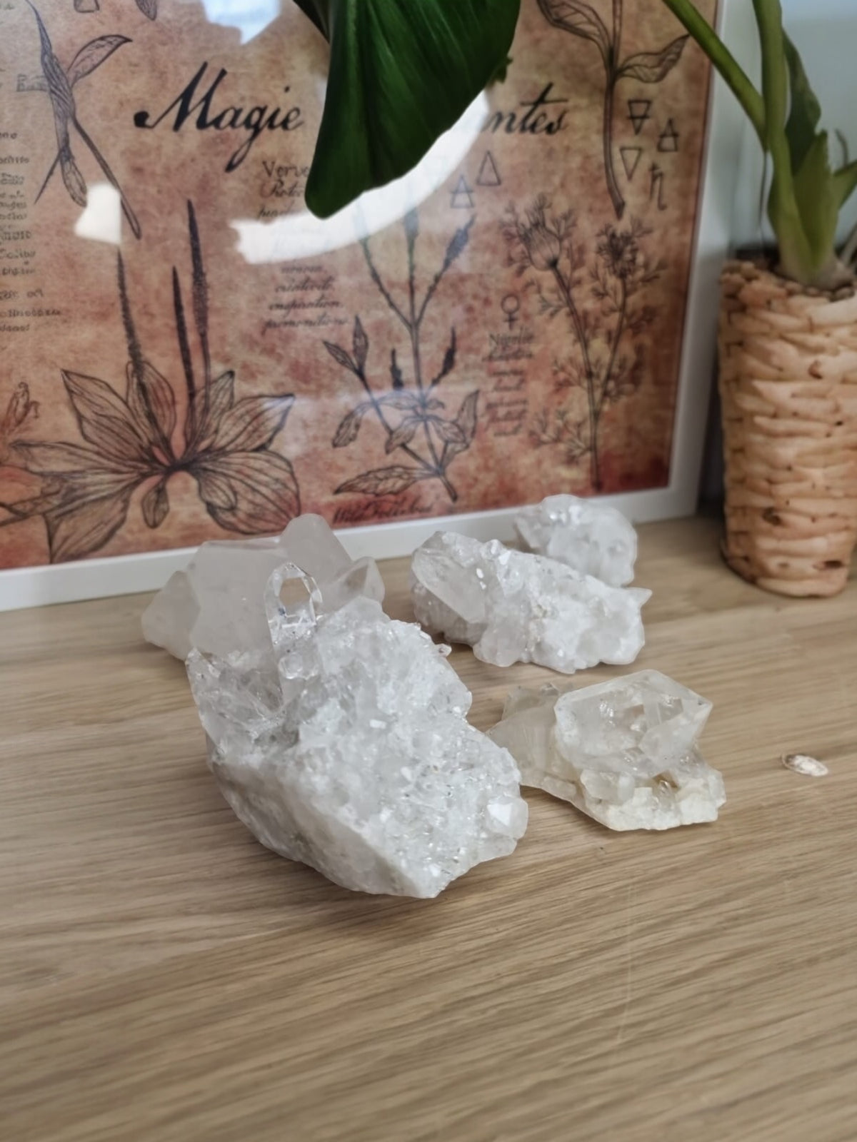 Cluster de quartz