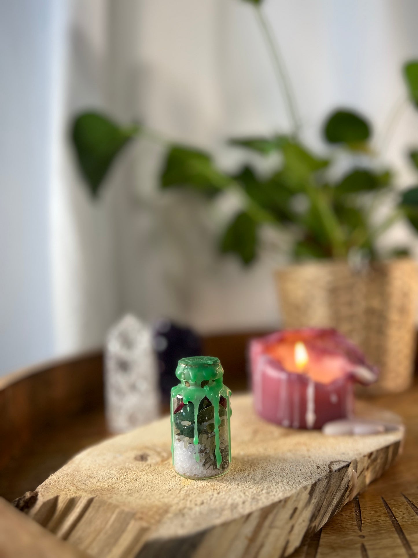 Spell jar prospérité