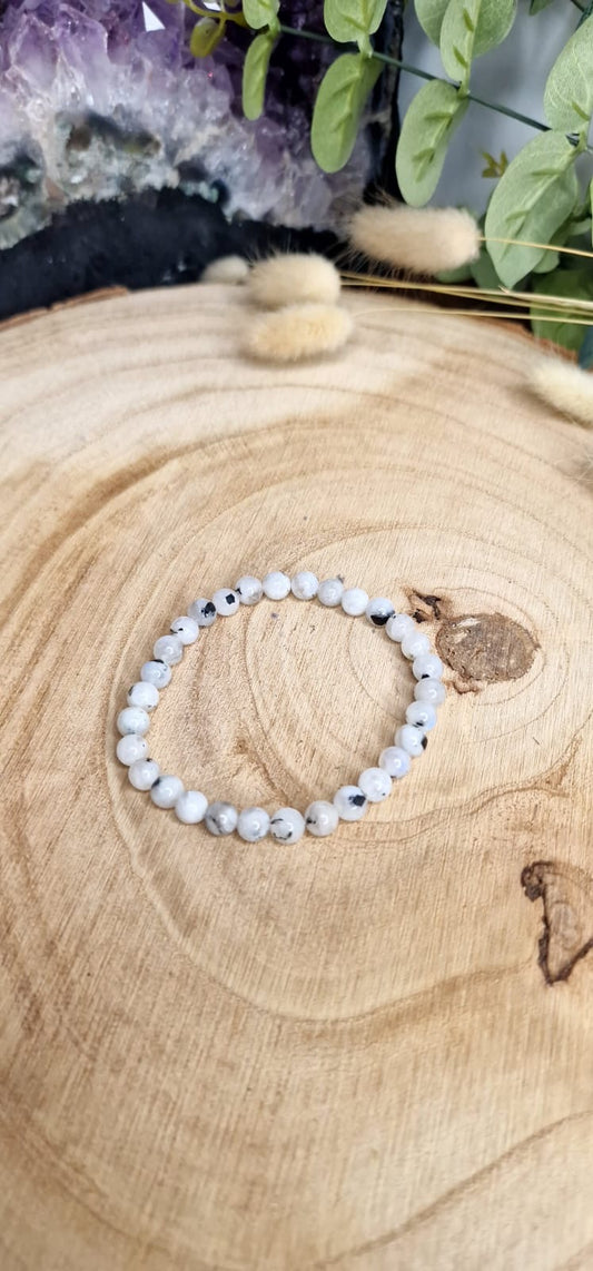 Bracelet Labradorite blanche