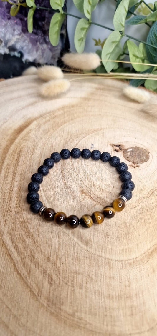 Bracelet Tigre & Lave - Homme