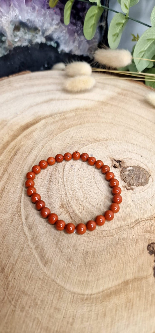 Bracelet Jaspe rouge