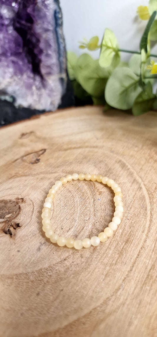 Bracelet enfant calcite orange