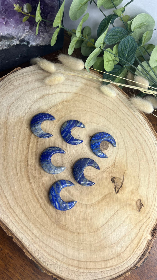 Croissant de lune lapis-lazuli