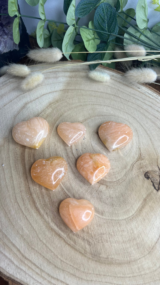 Coeur Calcite orange
