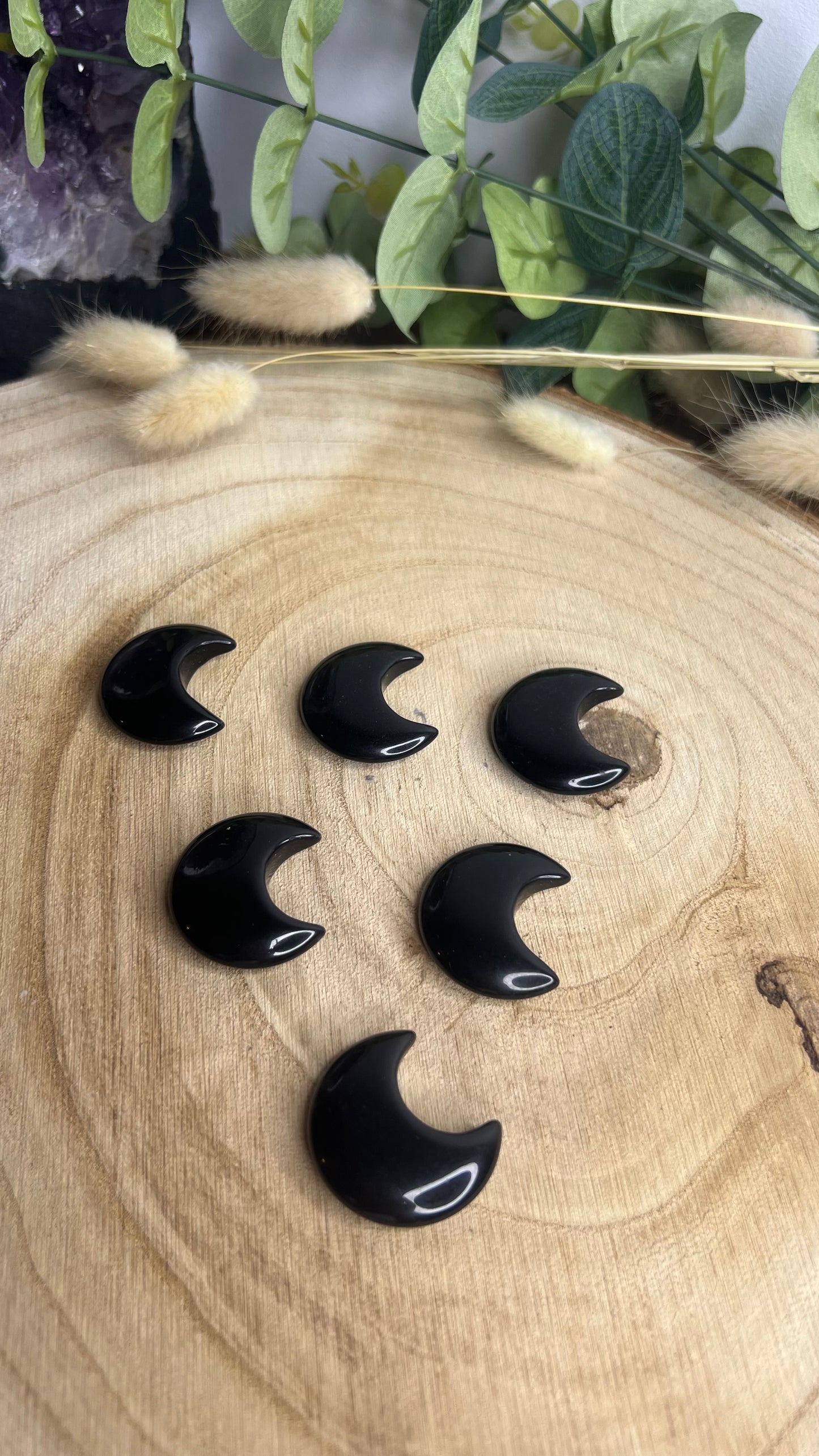 Croissant de Lune Obsidienne
