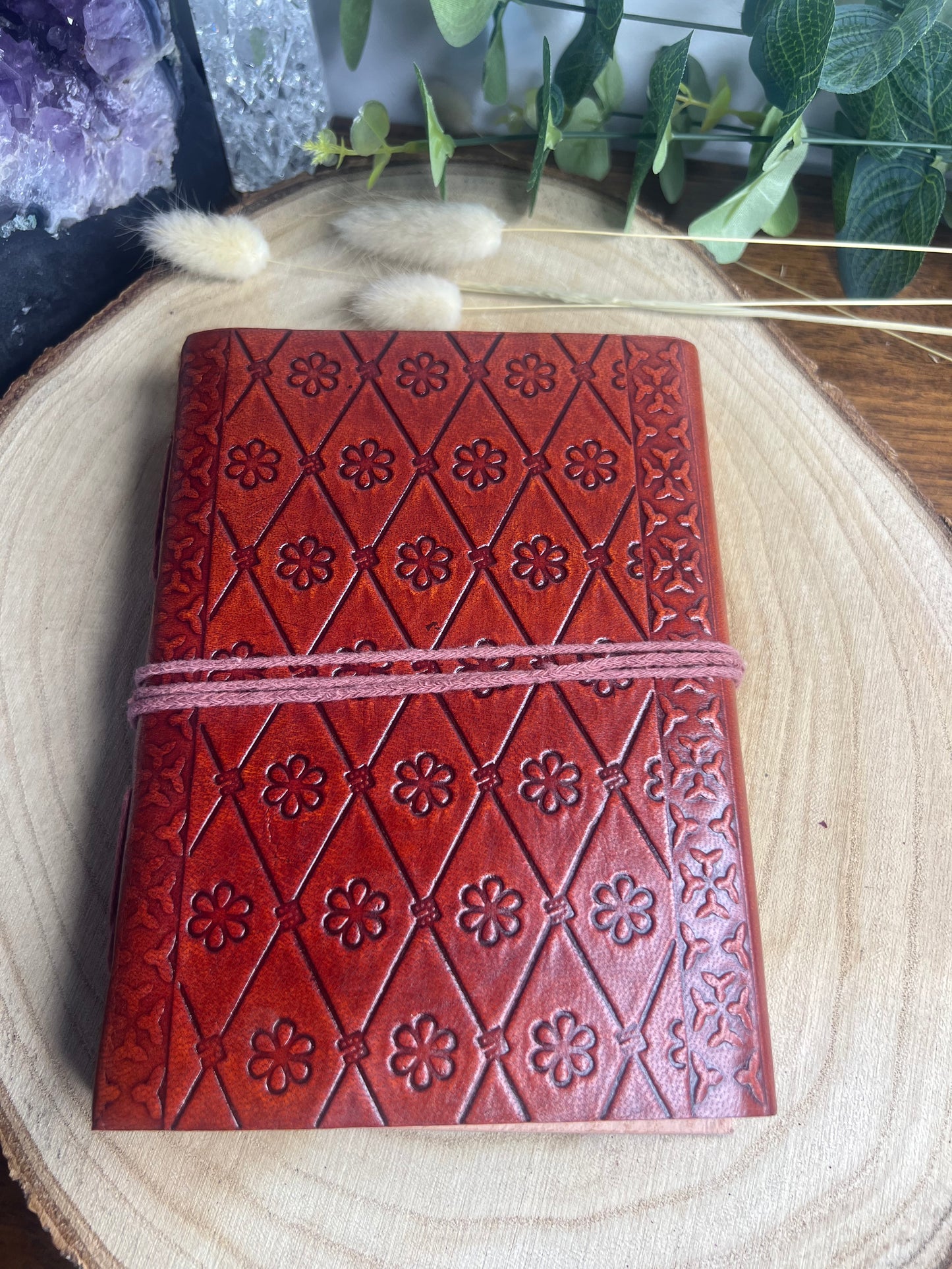 Grimoire en cuir