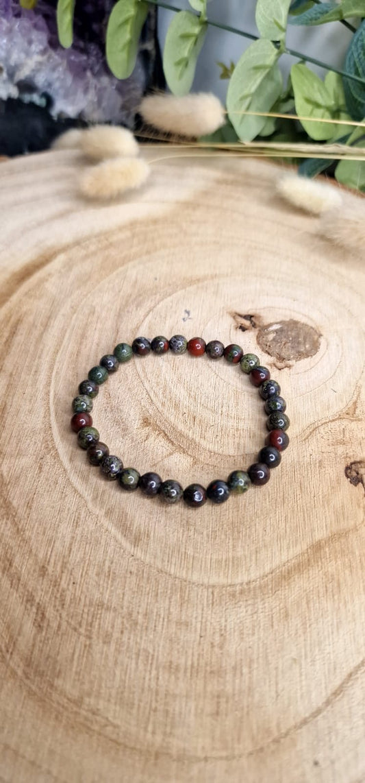 Bracelet Jaspe Sang de Dragon