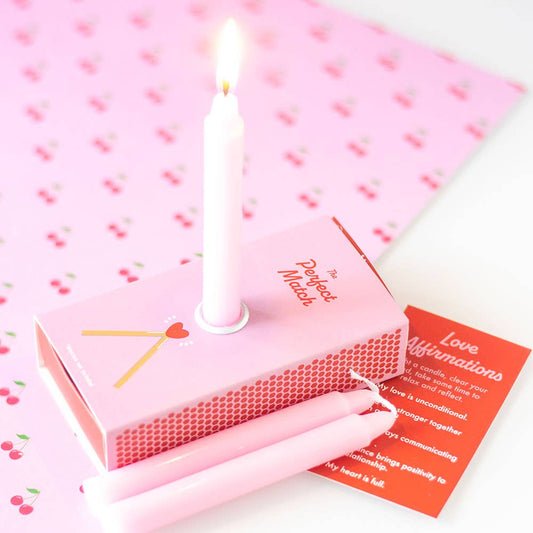 Lot de 3 bougies Love Affirmation pour  dans une boîte
