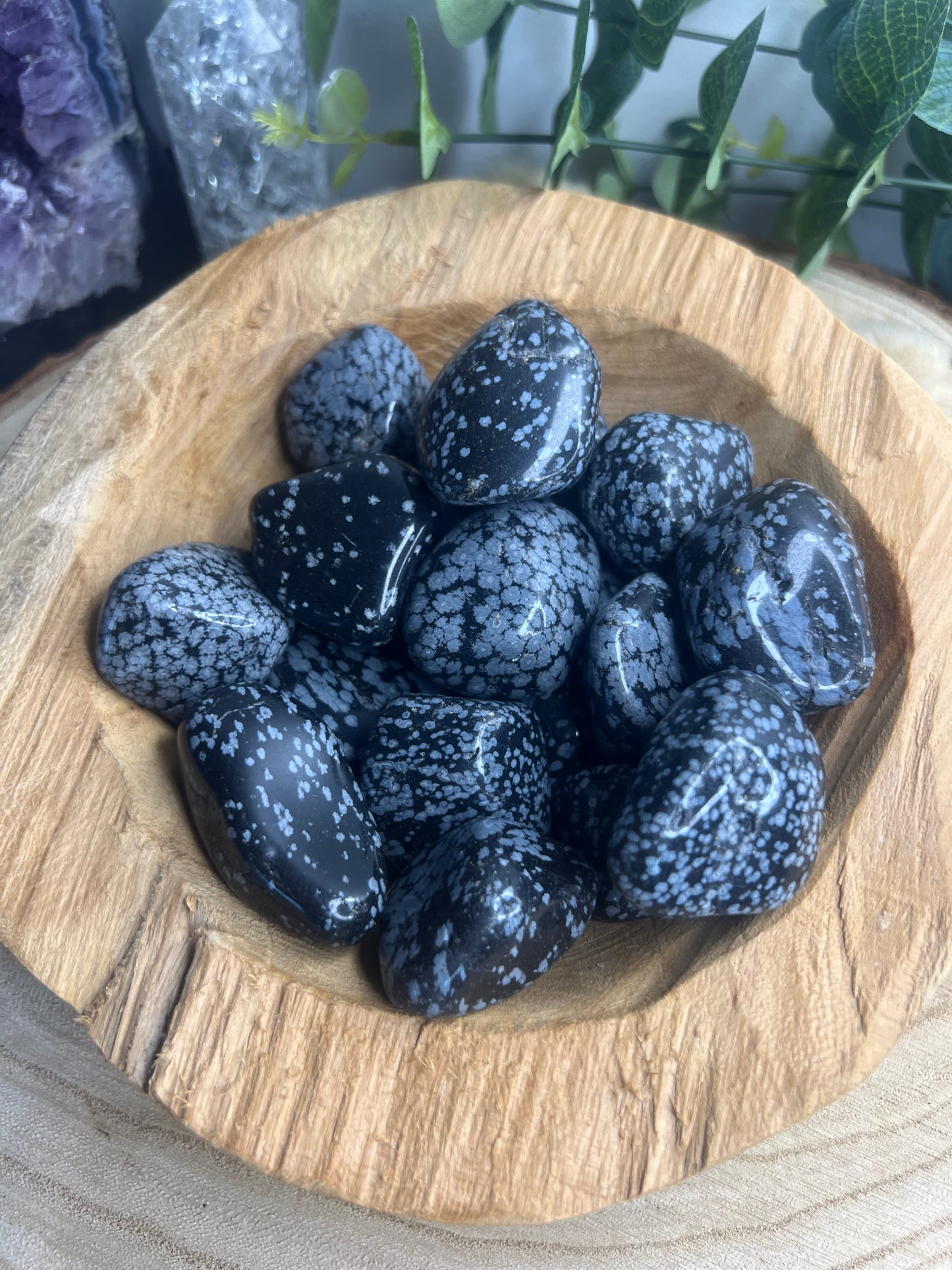 Pierre Obsidienne Neige