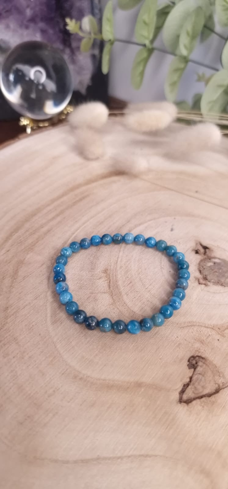 Bracelet Apatite bleu