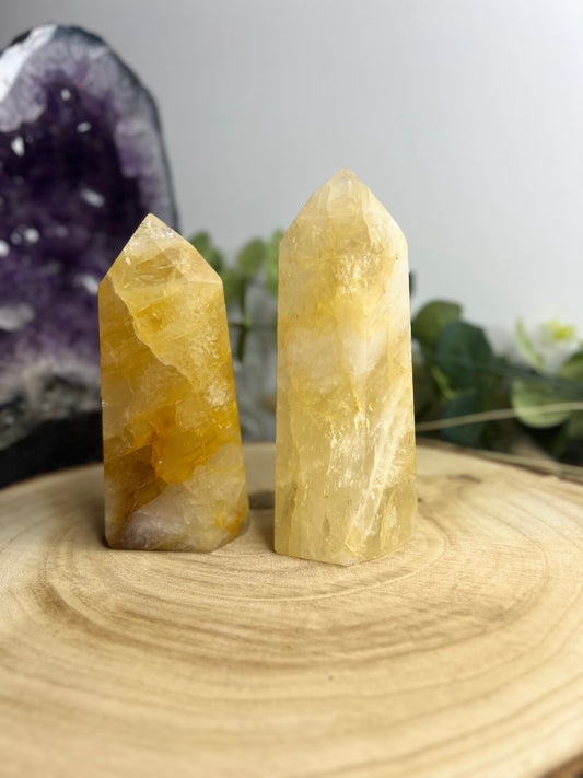 Obélisque citrine