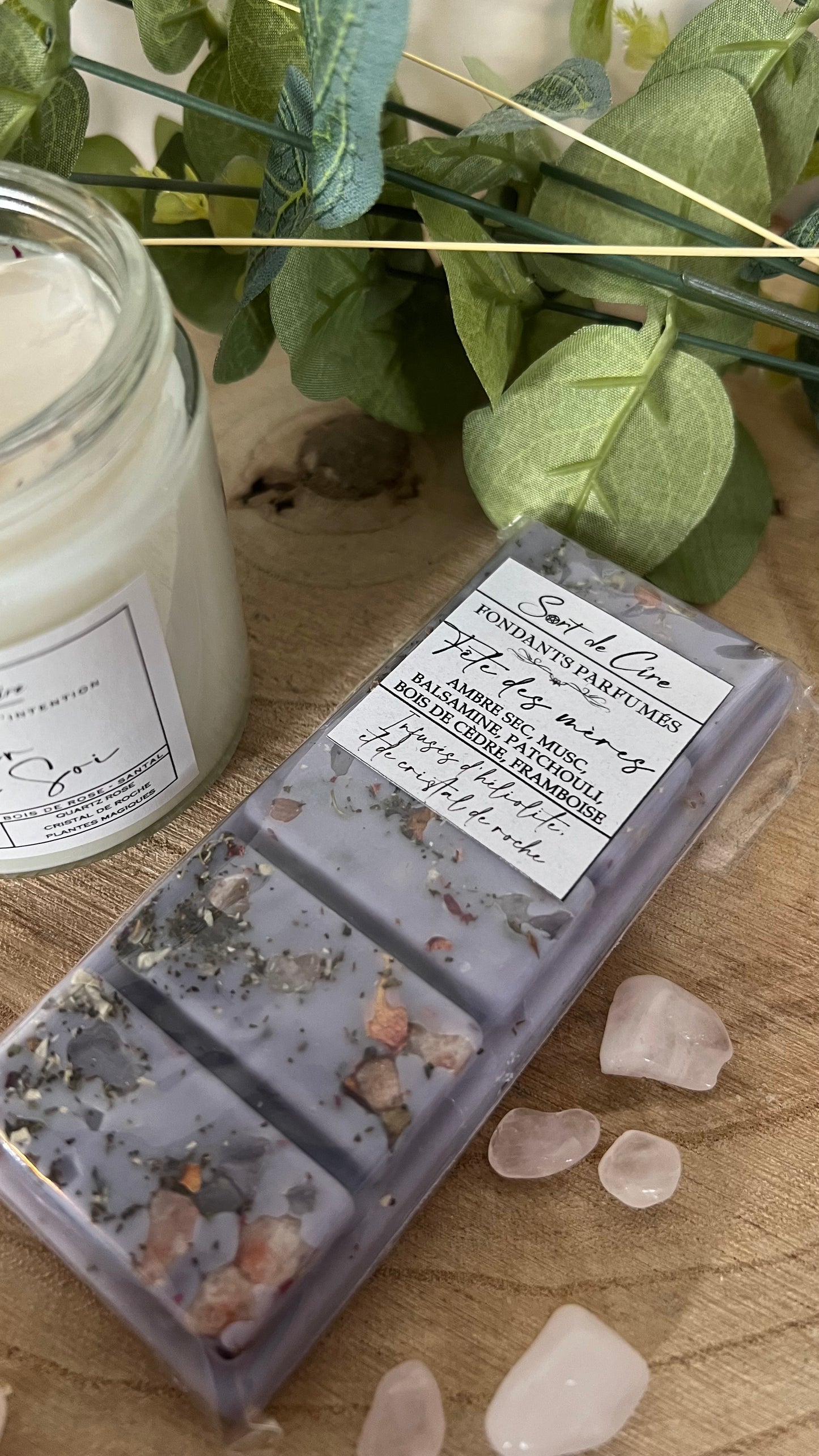 Bougie bien être & Fondant parfumé