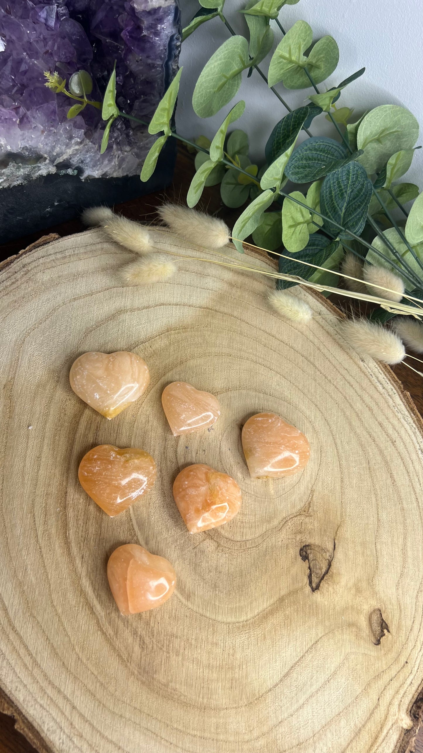 Coeur Calcite orange