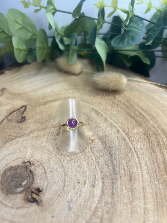 Bague Améthyste Ronde