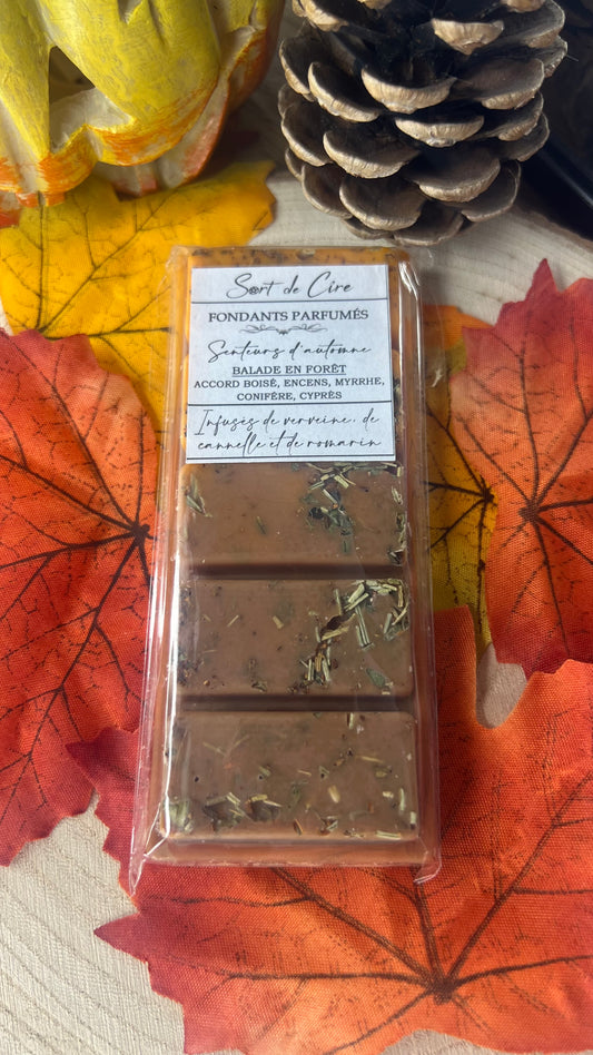 Fondants parfumés balade en forêt