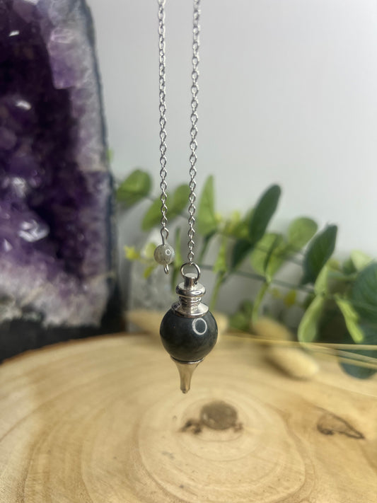 Pendule sphère Labradorite 4cm
