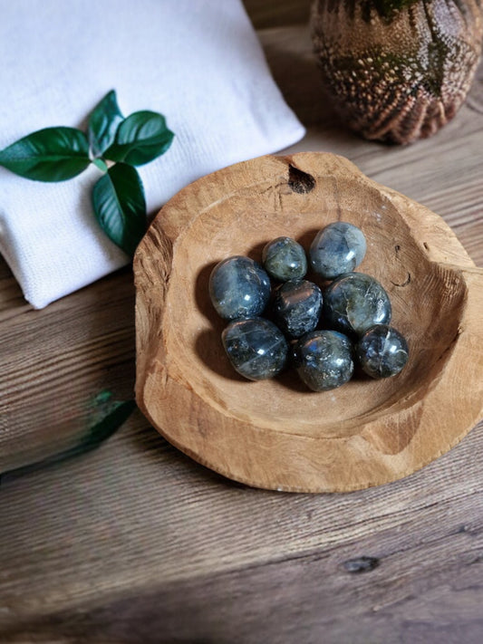 Pierre rouler labradorite