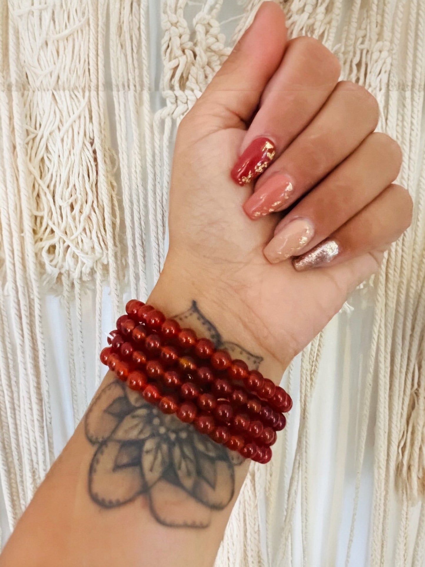Bracelet cornaline