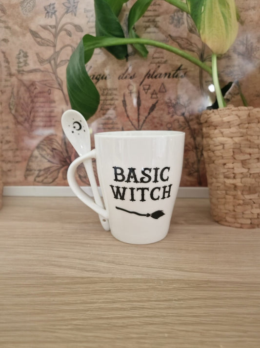 Tasse et Cuillère Basic Witch