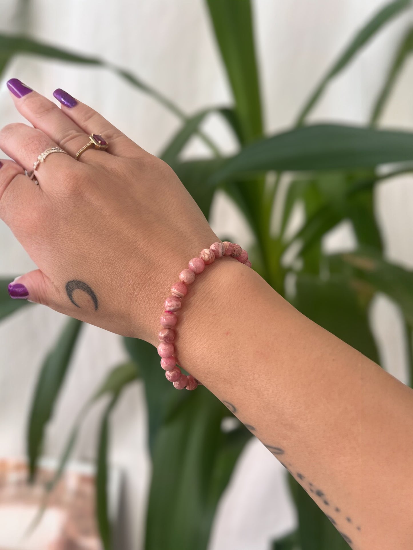 Bracelet  Rhodochrosite