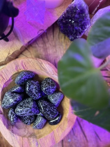 Pierre Obsidienne Neige