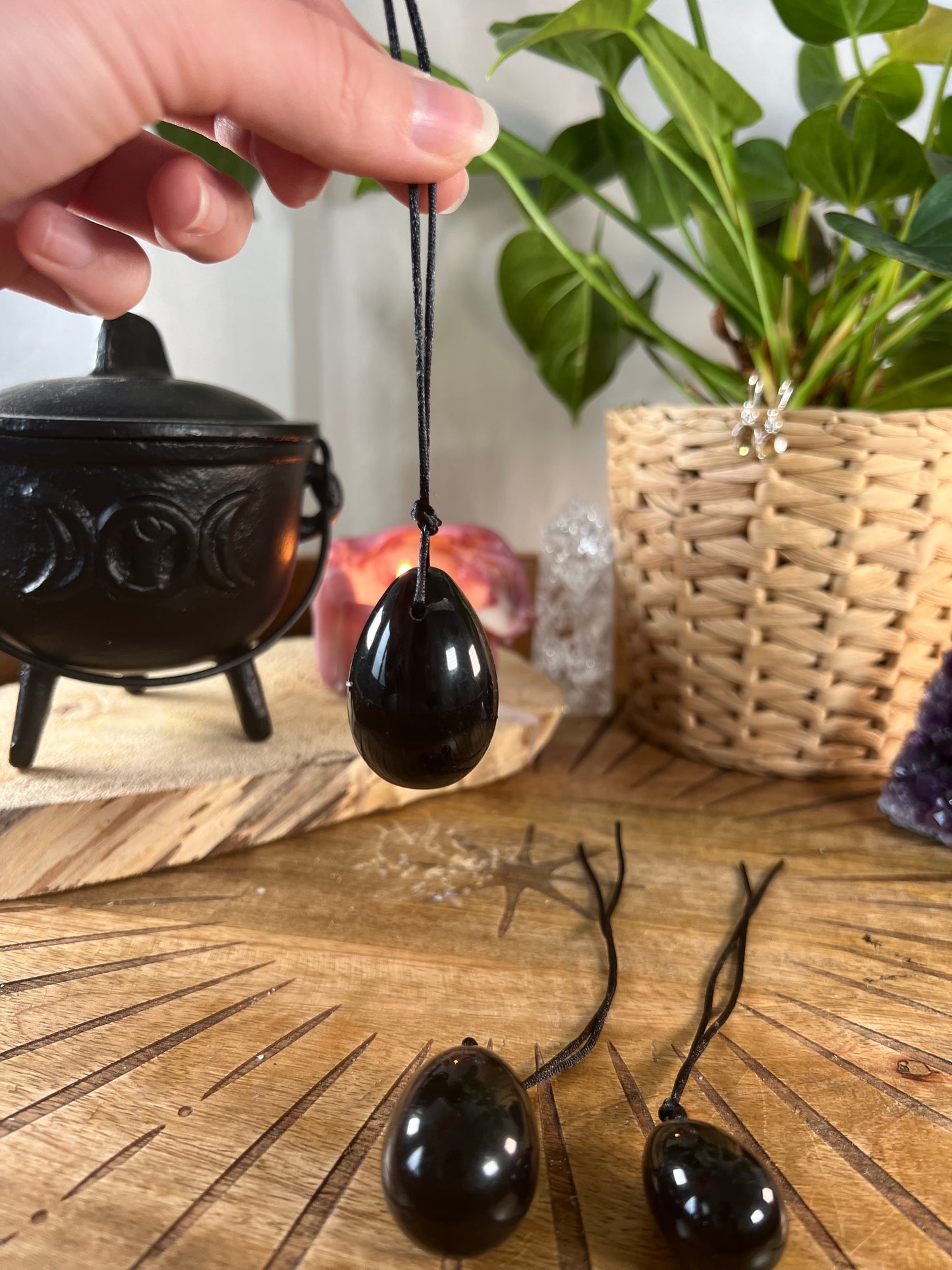Coffret Oeuf de yoni avec cordon